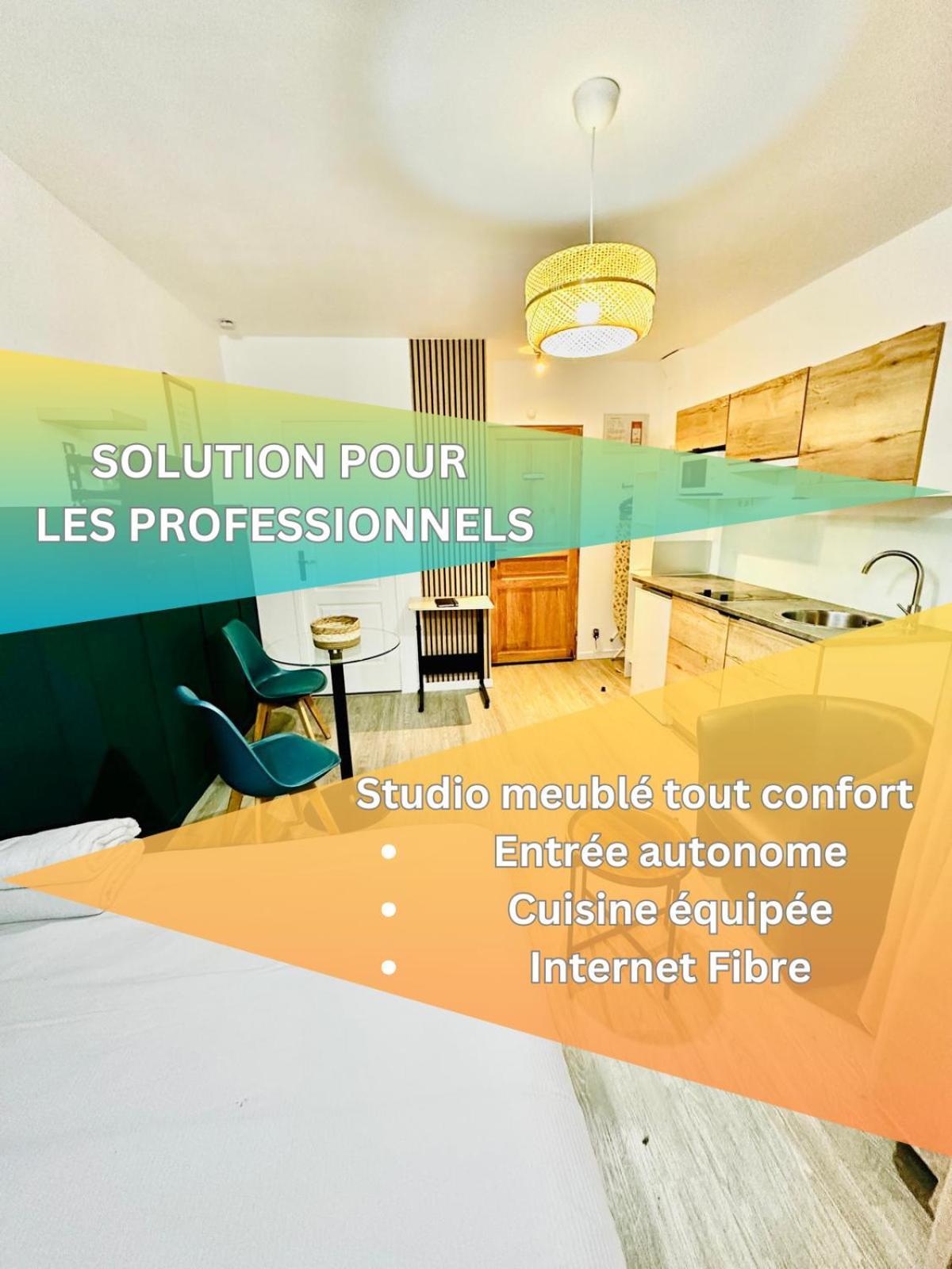 Btobed - Location Professionnelle - 2 Studios Confort - Proche Parc Des Expos Et Stade De France Le Bourget Bagian luar foto